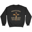 Today’s Goal Christian sweatshirt Black / S