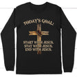 Today’s Goal long sleeve t-shirt Black / S