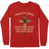 Today’s Goal long sleeve t-shirt Red / S